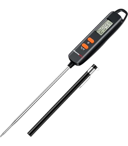 Amazon.co.jp: ThermoProダイヤルインスタント読み取り肉温度計
